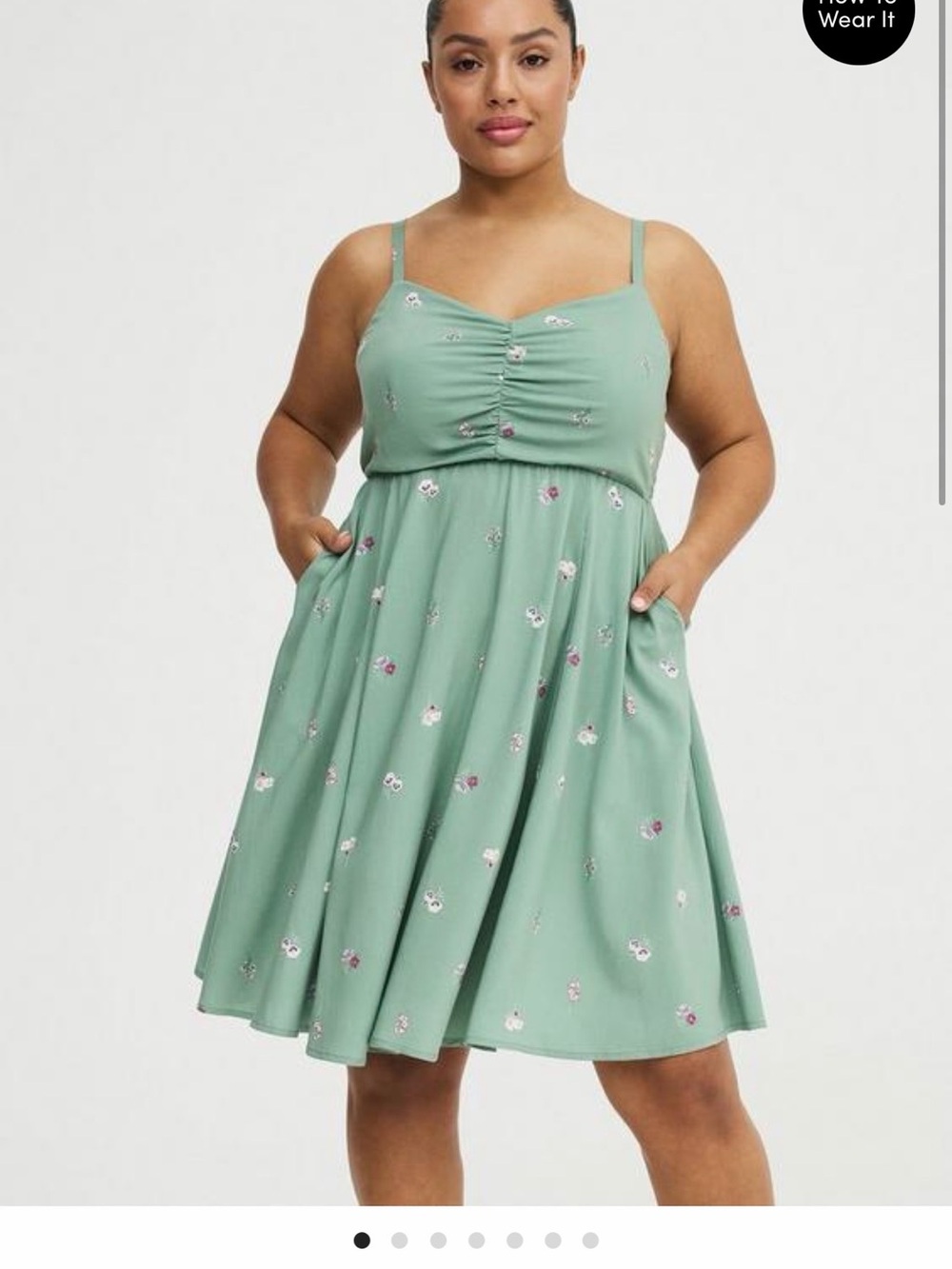 Torrid Mini Challis Skater Dress
